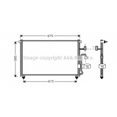 DW5063 AVA Конденсатор, кондиционер