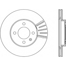 BDA1579.20 OPEN PARTS Тормозной диск