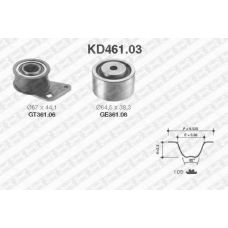 KD461.03 SNR Комплект ремня грм