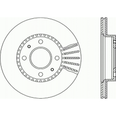 BDR1708.20 OPEN PARTS Тормозной диск