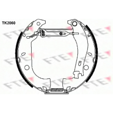 TK2060 FTE Комплект тормозных колодок