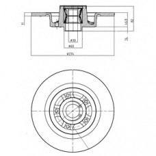 BG9026RSC DELPHI Тормозной диск