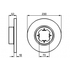 0 986 478 285 BOSCH Тормозной диск