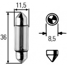 8GM 002 092-242 HELLA Гирляндная лампа накалива ния