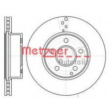 61066.10 METZGER Тормозной диск