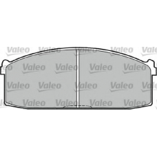 598379 VALEO Комплект тормозных колодок, дисковый тормоз