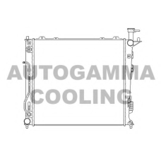 107028 AUTOGAMMA Радиатор, охлаждение двигателя