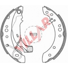 629.0785 VILLAR Комплект тормозных колодок