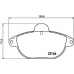 T9068 PAGID Комплект тормозных колодок, дисковый тормоз