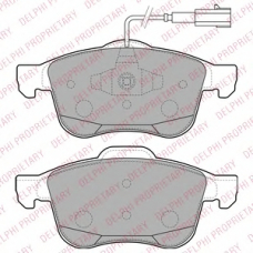 LP2241 DELPHI Комплект тормозных колодок, дисковый тормоз