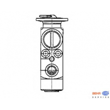 8UW 351 234-041 HELLA Расширительный клапан, кондиционер