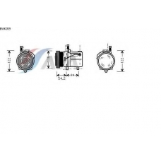 BWK059 AVA Компрессор, кондиционер