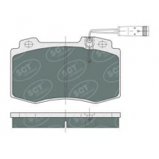 SP 388 SCT Комплект тормозных колодок, дисковый тормоз
