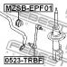 0523-TRBF FEBEST Тяга / стойка, стабилизатор