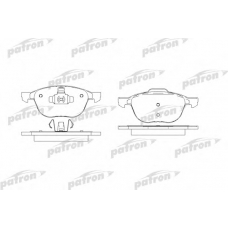 PBP1594 PATRON Комплект тормозных колодок, дисковый тормоз