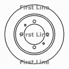 FBD1180 FIRST LINE Тормозной диск