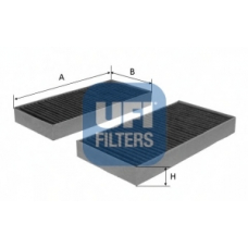 54.172.00 UFI Фильтр, воздух во внутренном пространстве