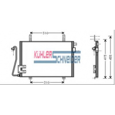 0923601 KUHLER SCHNEIDER Конденсатор, кондиционер