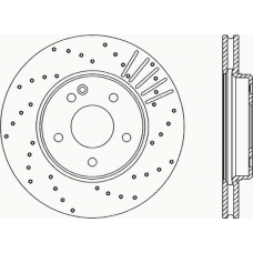 BDRS1314.25 OPEN PARTS Тормозной диск