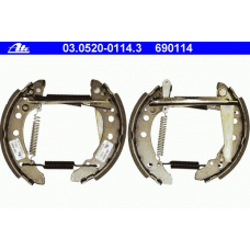 03.0520-0114.3 ATE Комплект тормозных колодок