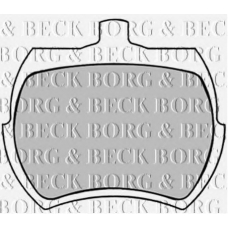 BBP1409 BORG & BECK Комплект тормозных колодок, дисковый тормоз