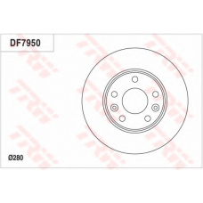 DF7950 TRW Тормозной диск