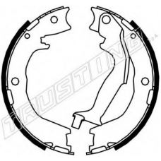049.166 TRUSTING Комплект тормозных колодок, стояночная тормозная с