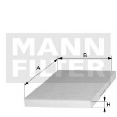 CU 50 001 MANN-FILTER Фильтр, воздух во внутренном пространстве