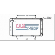 2705101 KUHLER SCHNEIDER Радиатор, охлаждение двигател