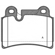 BPA1240.00 OPEN PARTS Комплект тормозных колодок, дисковый тормоз