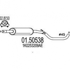 01.50538 MTS Глушитель выхлопных газов конечный