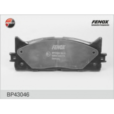 BP43046 FENOX Комплект тормозных колодок, дисковый тормоз