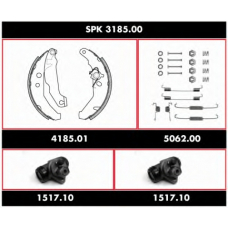 SPK 3185.00 ROADHOUSE Комплект тормозов, барабанный тормозной механизм