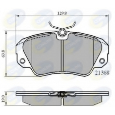 CBP0493 COMLINE Комплект тормозных колодок, дисковый тормоз