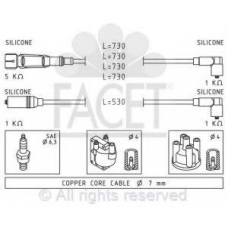 4.9537 FACET Ккомплект проводов зажигания