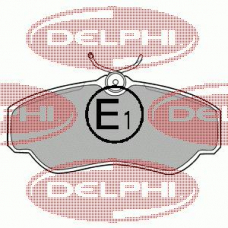 LP913 DELPHI Комплект тормозных колодок, дисковый тормоз