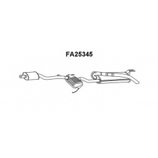 FA25345 VENEPORTE Глушитель выхлопных газов конечный