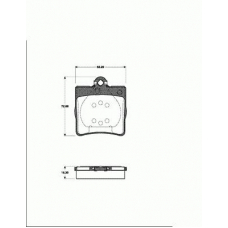 1501223335 S.b.s. Комплект тормозных колодок, дисковый тормоз