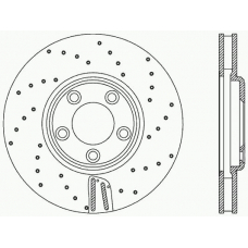 BDRS2357.25 OPEN PARTS Тормозной диск