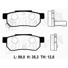 IBR-1404 IPS Parts Комплект тормозных колодок, дисковый тормоз