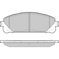 12-1481 E.T.F. Комплект тормозных колодок, дисковый тормоз