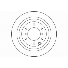 MDC2038 MINTEX Тормозной диск