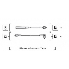 941318111069 MAGNETI MARELLI Комплект проводов зажигания