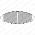 LP1390 DELPHI Комплект тормозных колодок, дисковый тормоз