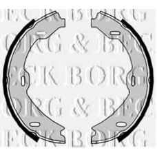 BBS6372 BORG & BECK Комплект тормозных колодок