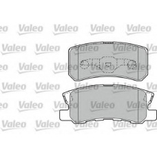 598520 VALEO Комплект тормозных колодок, дисковый тормоз