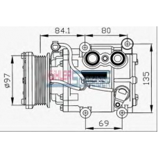 8402591 KUHLER SCHNEIDER Компрессор, кондиционер