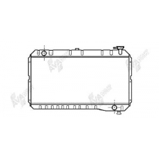 53002084 VAN WEZEL Радиатор, охлаждение двигателя