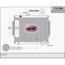 119.064 AHE Радиатор, охлаждение двигателя