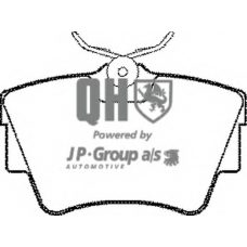 1263601319 Jp Group Комплект тормозных колодок, дисковый тормоз